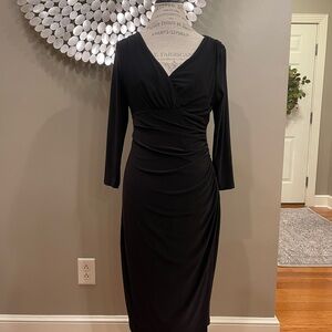 Ralph Lauren Black Long Sleeve Dress